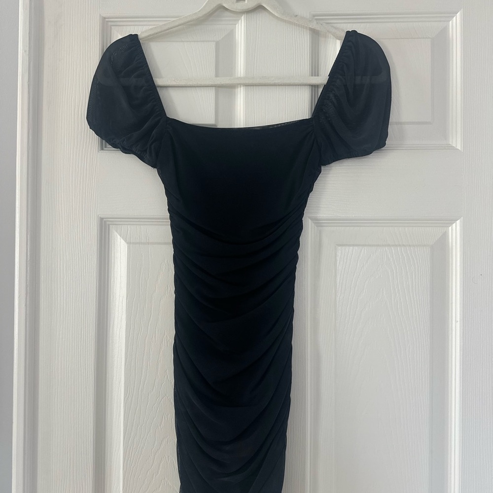 Princess Polly Elegant Black Mini Dress